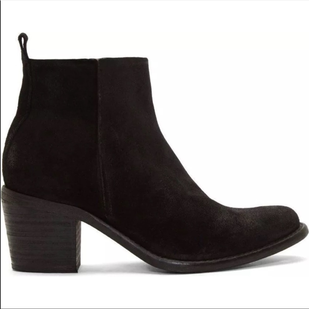 Diesel Pinky Oiled Leather Ankle Booties